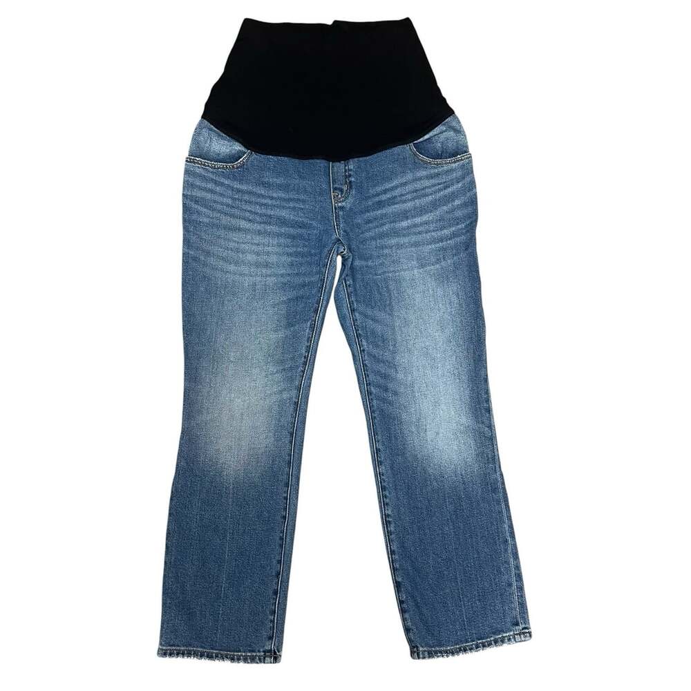 HATCH Over The Bump Straight Maternity Jeans Women’s 29 Cropped Ankle